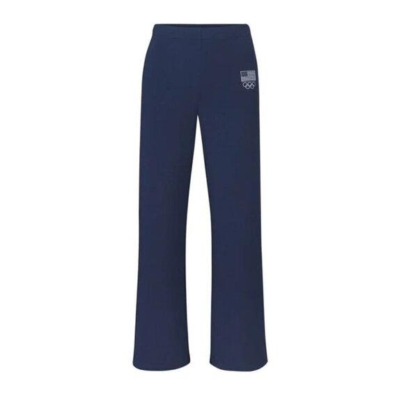 SKIMS Other - NEW WITH TAGS SKIMS Olympic Capsule Rib Sleep Pant SZ 4X IN NAVY SOLD OUT
